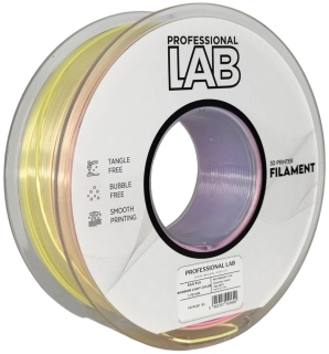 PLA filament Světle Duhová - Rainbow Light 1,75mm 1kg Professional Lab