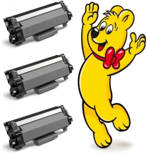3x Brother TN-2590 - kompatibilní tonery + HARIBO 320g