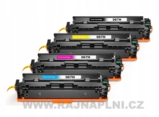 Canon CRG-067H Bk+CMY - kompatibilní MultiPack - včetně čipů