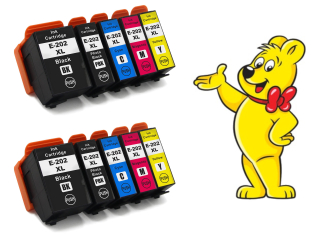 2x EPSON 202XL Multipack - kompatibilní náplně + HARIBO 175g