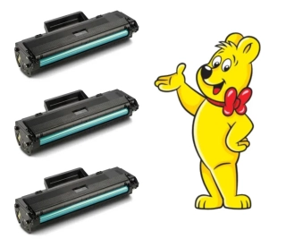 3x HP W1106A - 106A - včetně čipu - kompatibilní toner + HARIBO 320g
